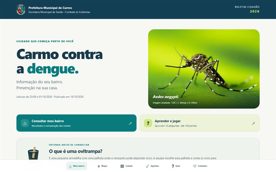 Boletim Cidadão da Dengue