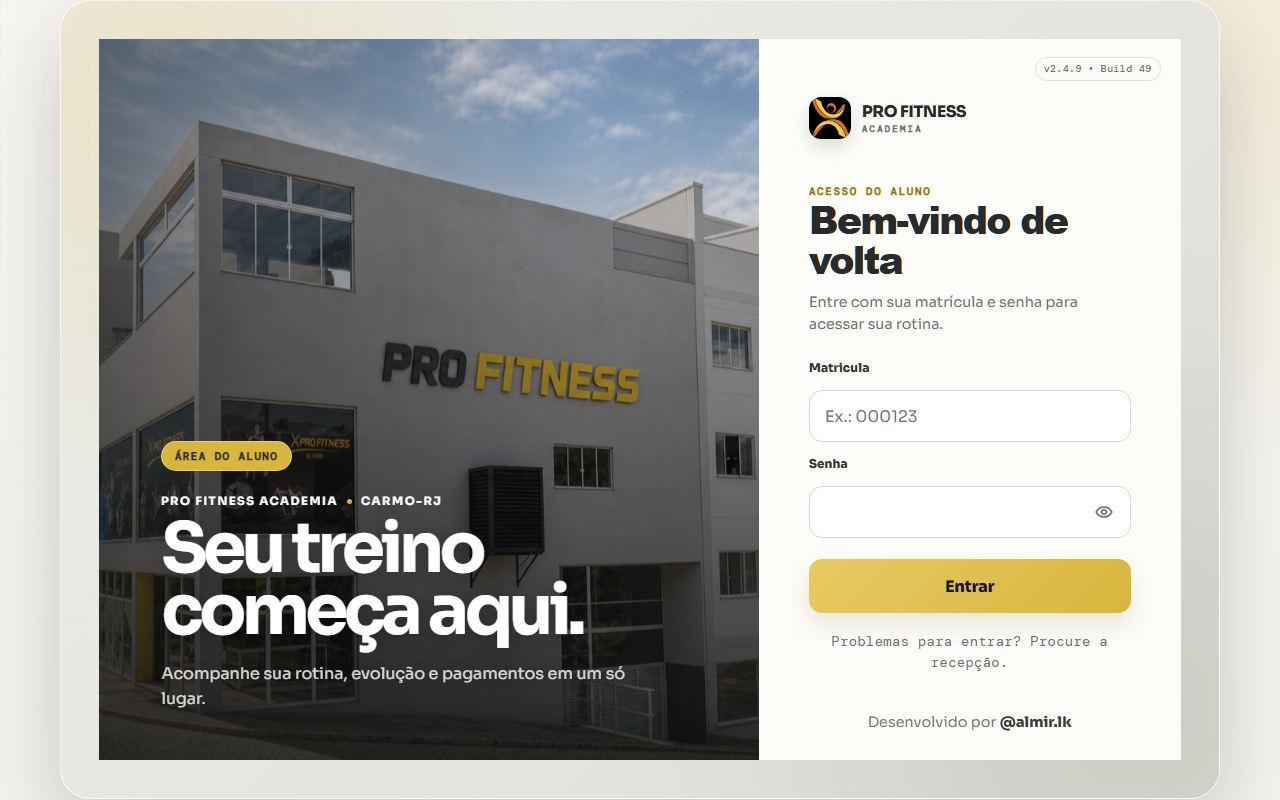 ProFitness / PersonalPro IA